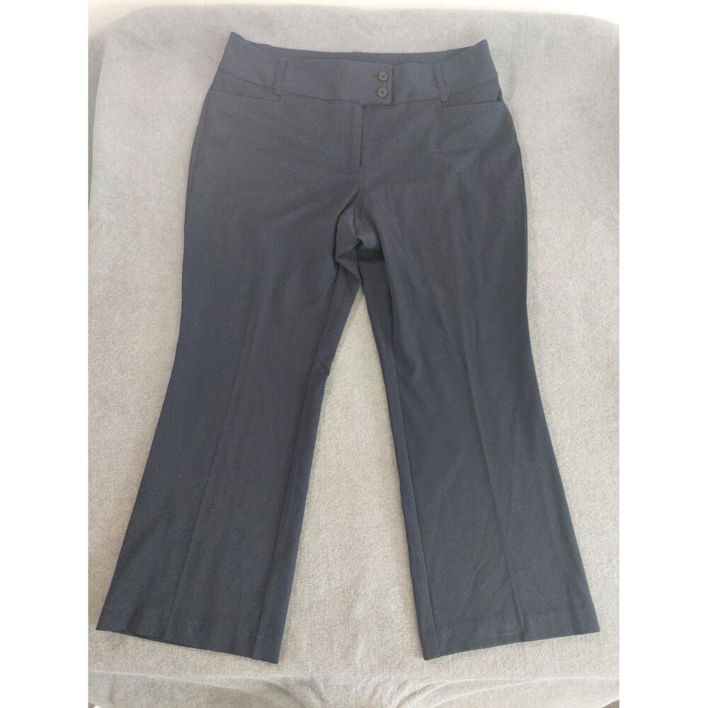 Rafaella The Curvy Boot High Rise Pants Navy Blue 14P Career Workwear